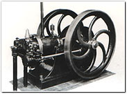 The first suction gas engine manufactured by Daihatsu.