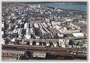 Main office and factory at Osaka at the time of establishment